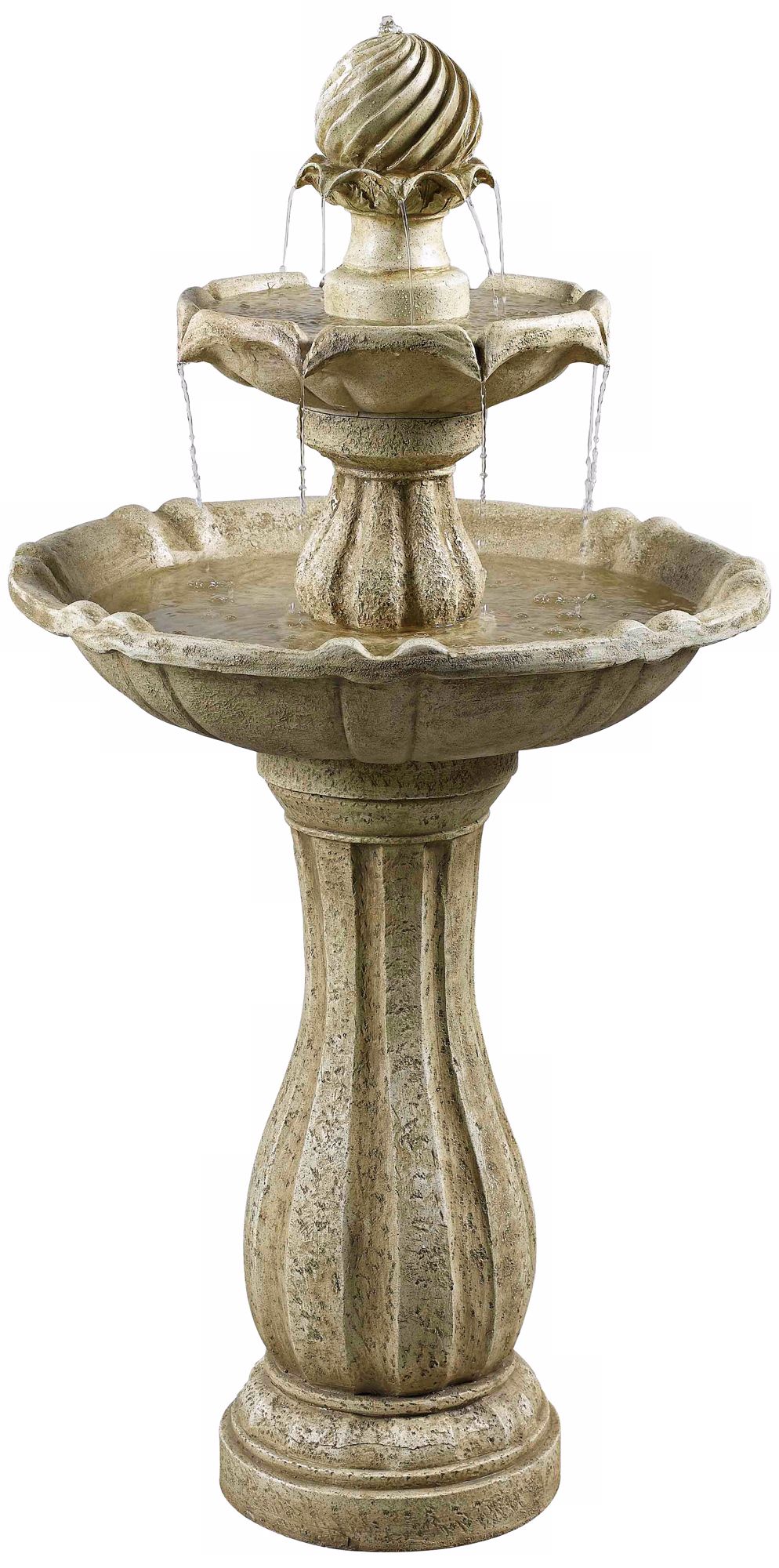 Arcade Solar Powered Remote Control Garden Fountain