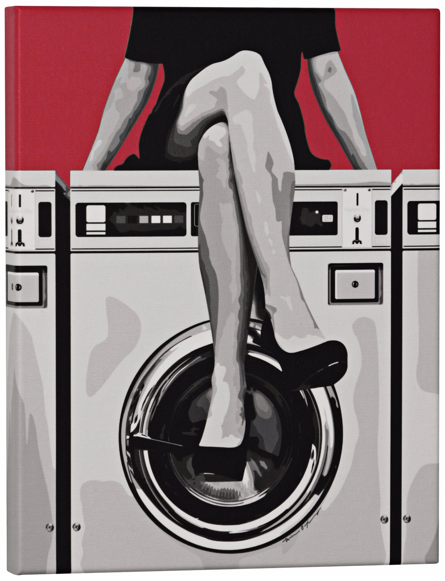Robert Abbey Laundry 14" High Pop Wall Art