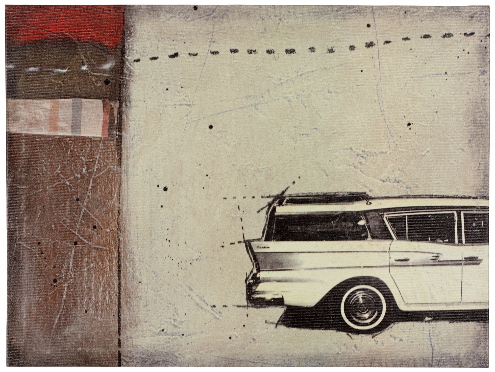 Classic IV 24" Wide Vintage Automobile Wall Art