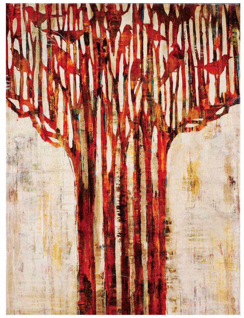 Branching Out 35" High Wall Art