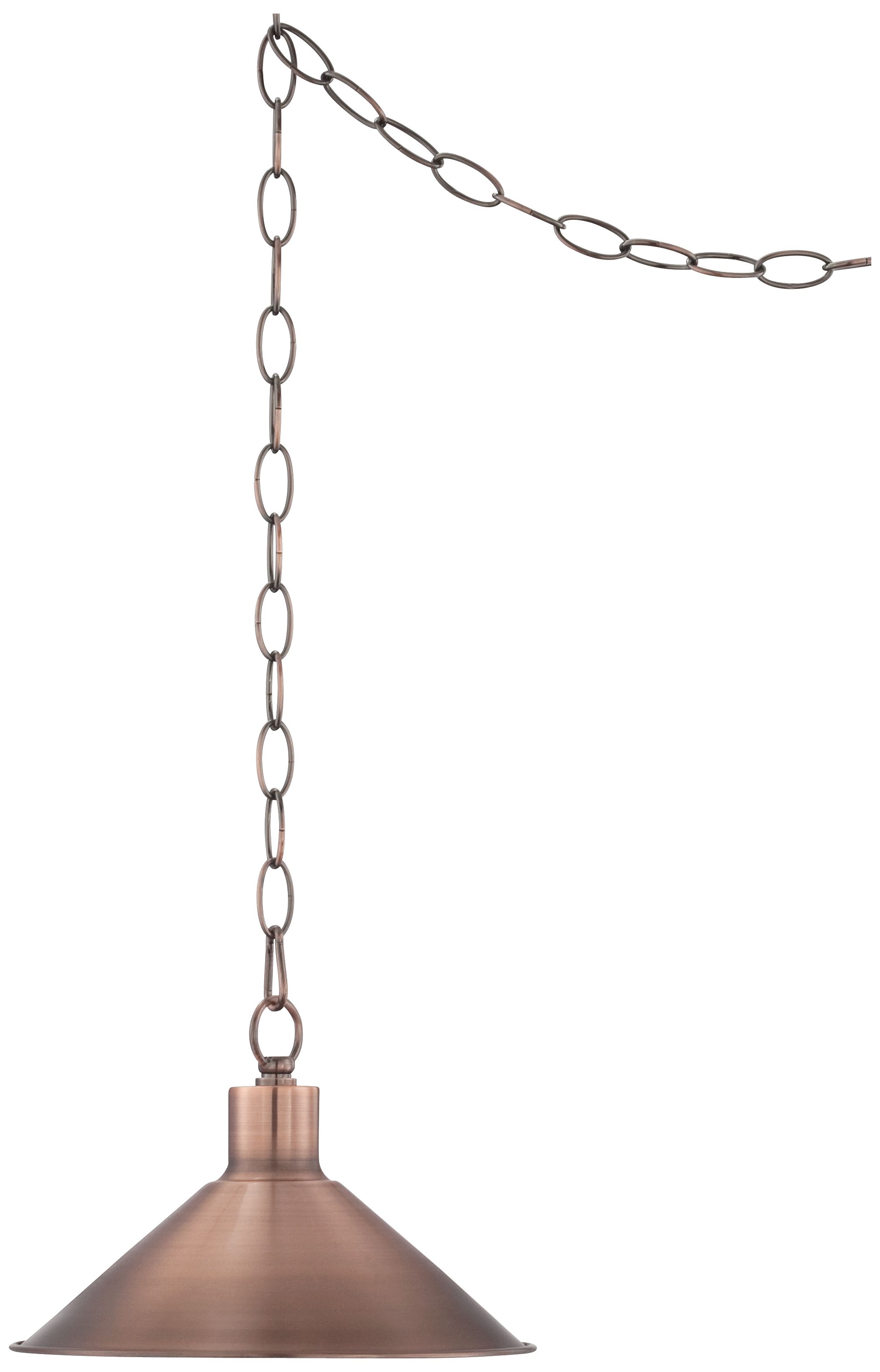 Copper Cone 9 1/2" Wide Pendant Light