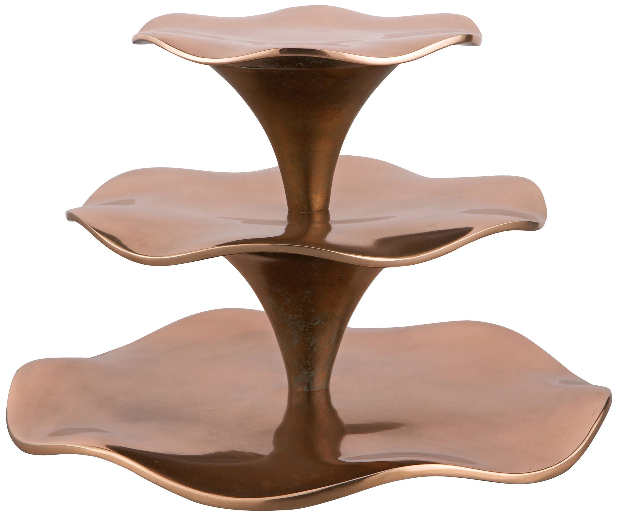Nambe Copper Canyon 3-Tier Server