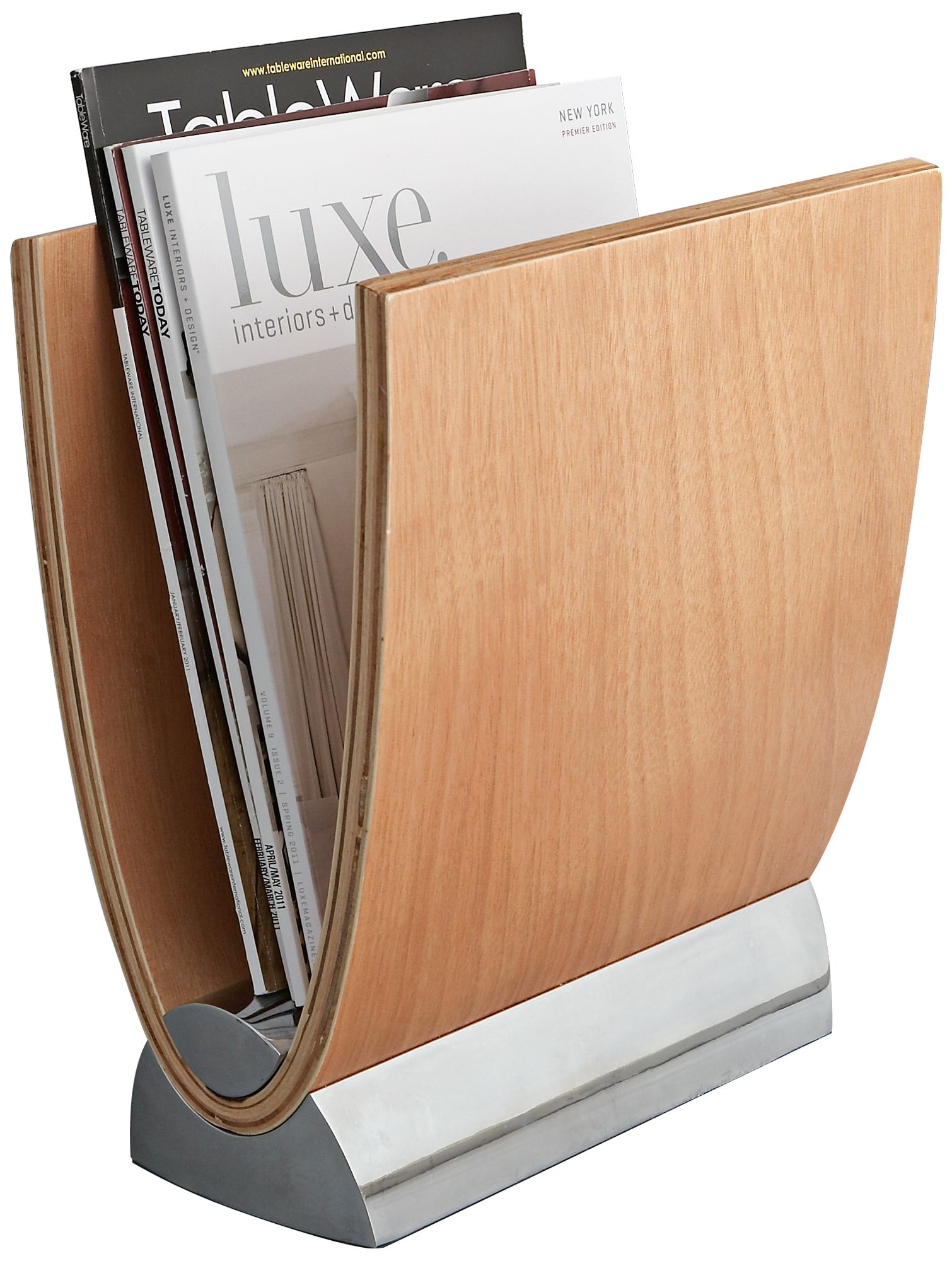 Nambe Lumin Magazine Rack