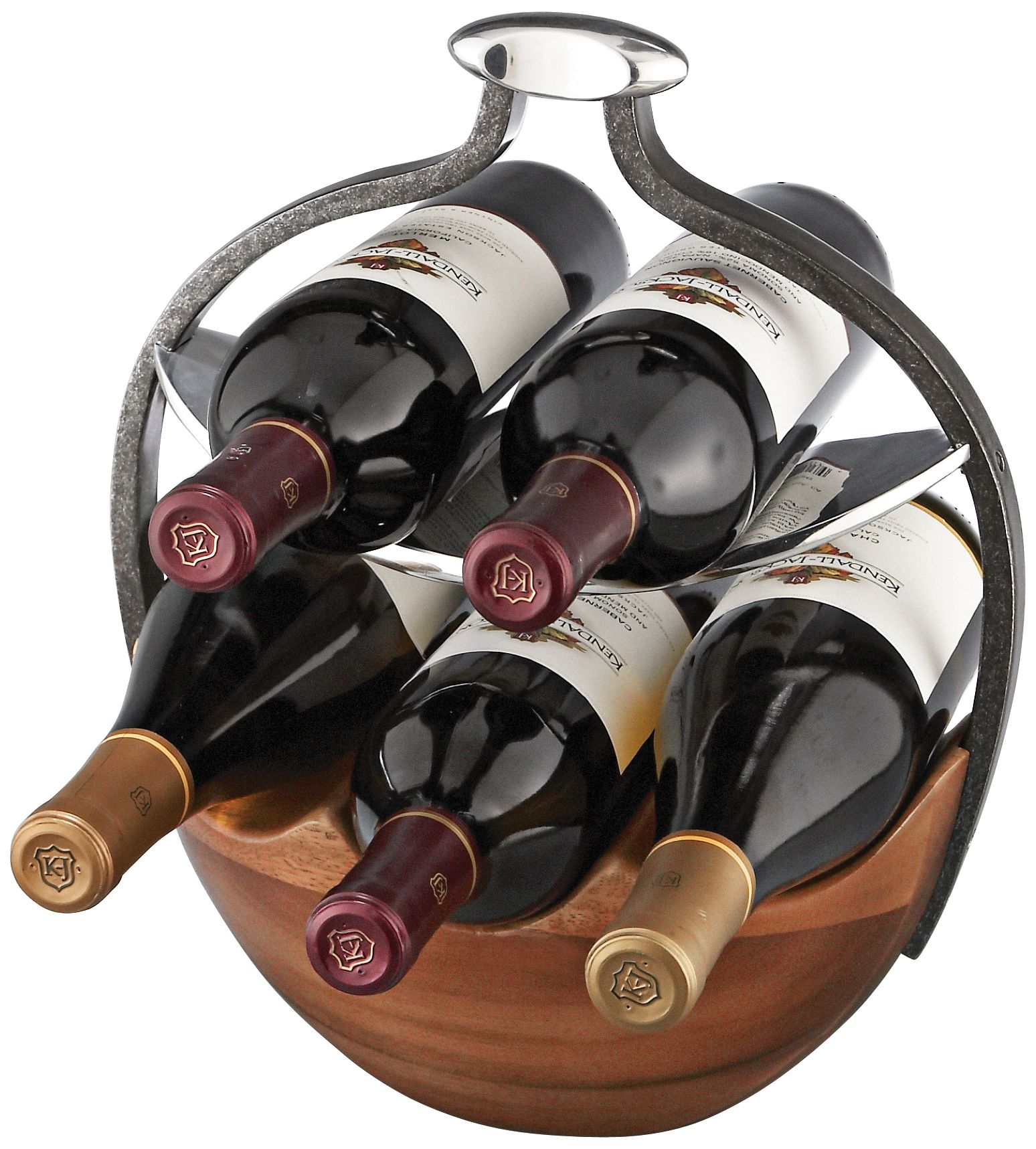 Nambe Anvil Wine Basket