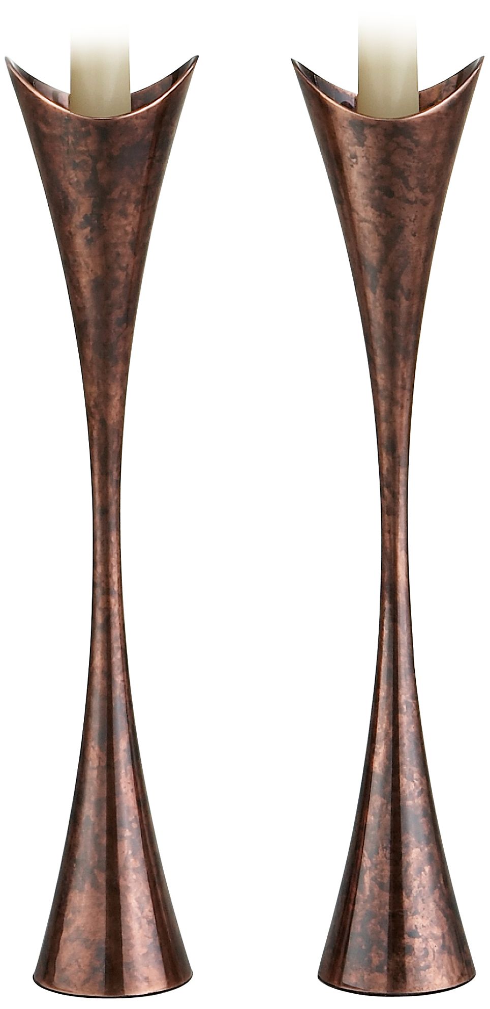 Nambe Heritage Set of 2 Candlesticks