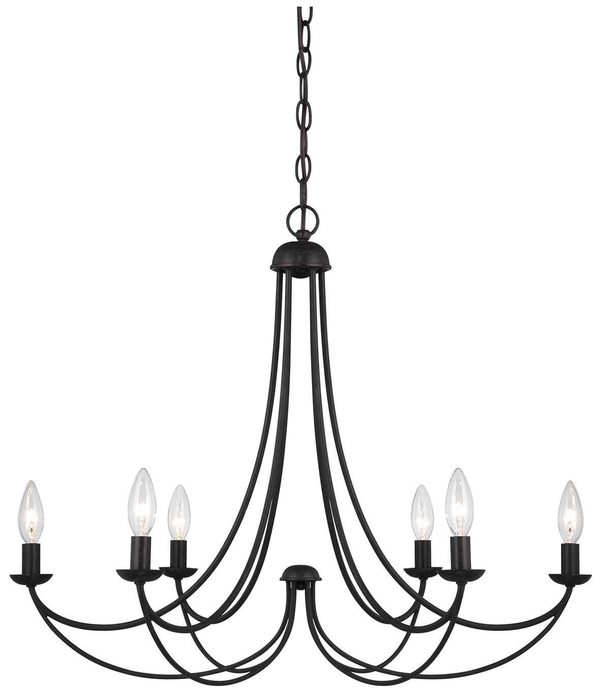 Quoizel Mirren 28" Wide Imperial Bronze Chandelier