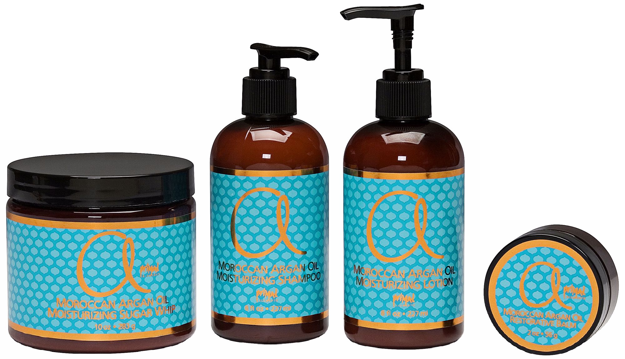 Moroccan Argan Oil 4-Piece Personal Skin Care Set