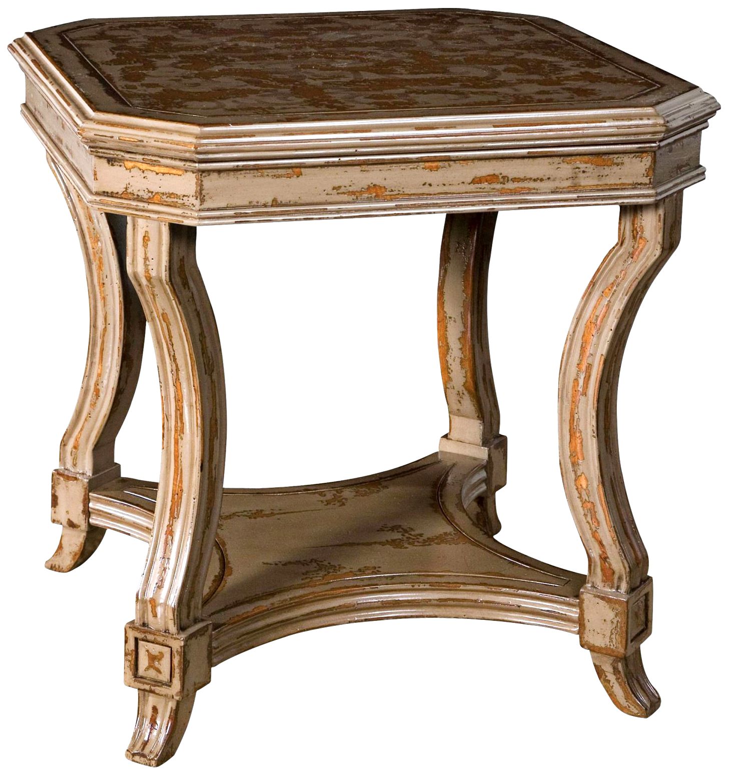 Uttermost Talano Cocoa Gray Lamp Table