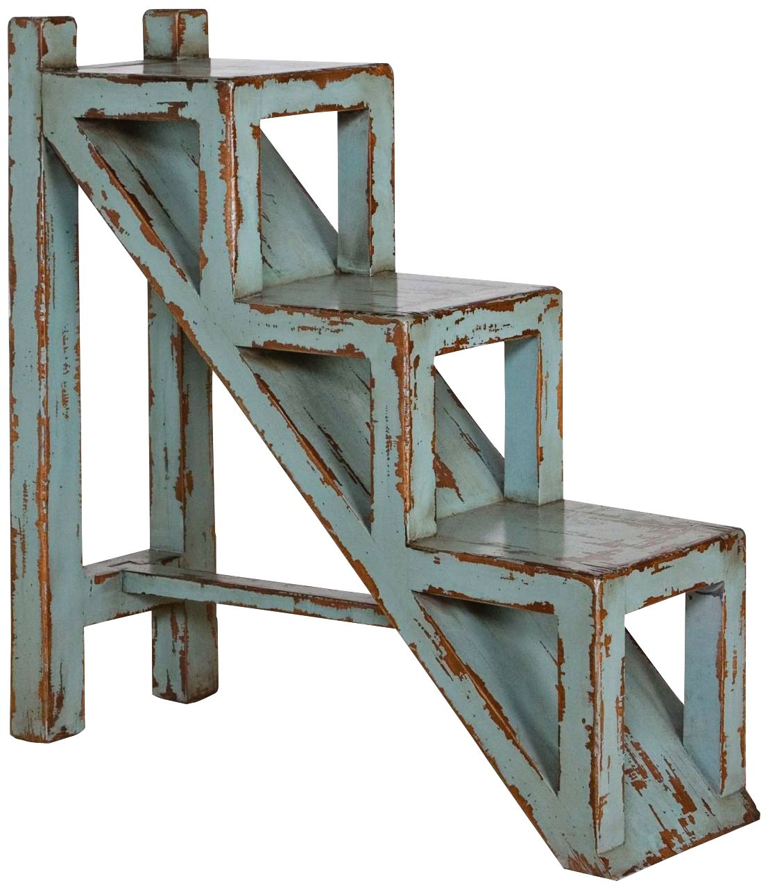 Uttermost Asher Blue Accent Table