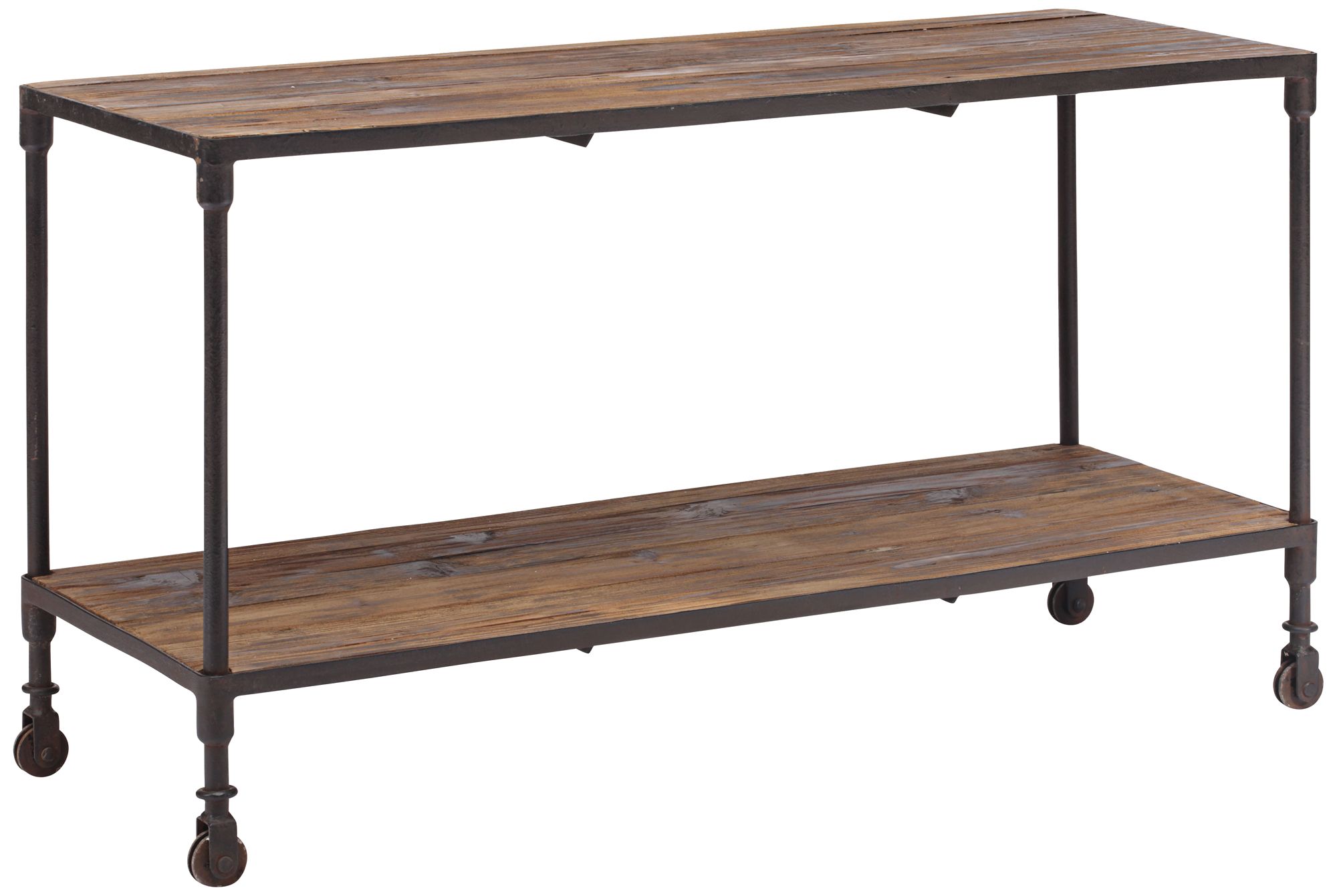 Zuo Mission Bay 2-Level Distressed Natural Shelf