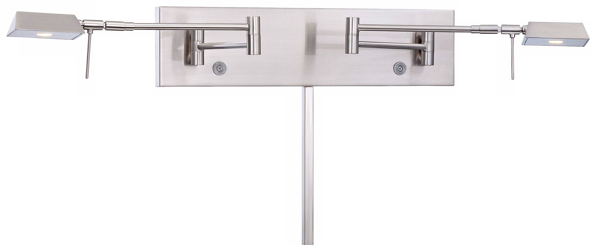 George Kovacs Wedge Brushed Nickel LED Swing Arm Wall Lamp