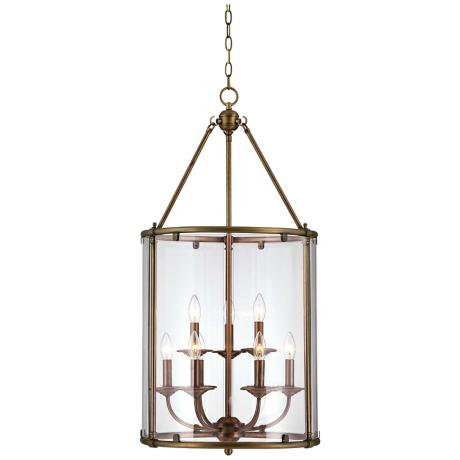 Savoy House Foxcroft 22" Wide Aged Brass Pendant Light