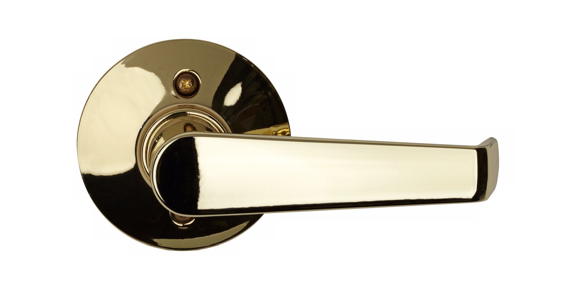 Schlage Elan Bright Brass 1/2 Dummy Door Handle