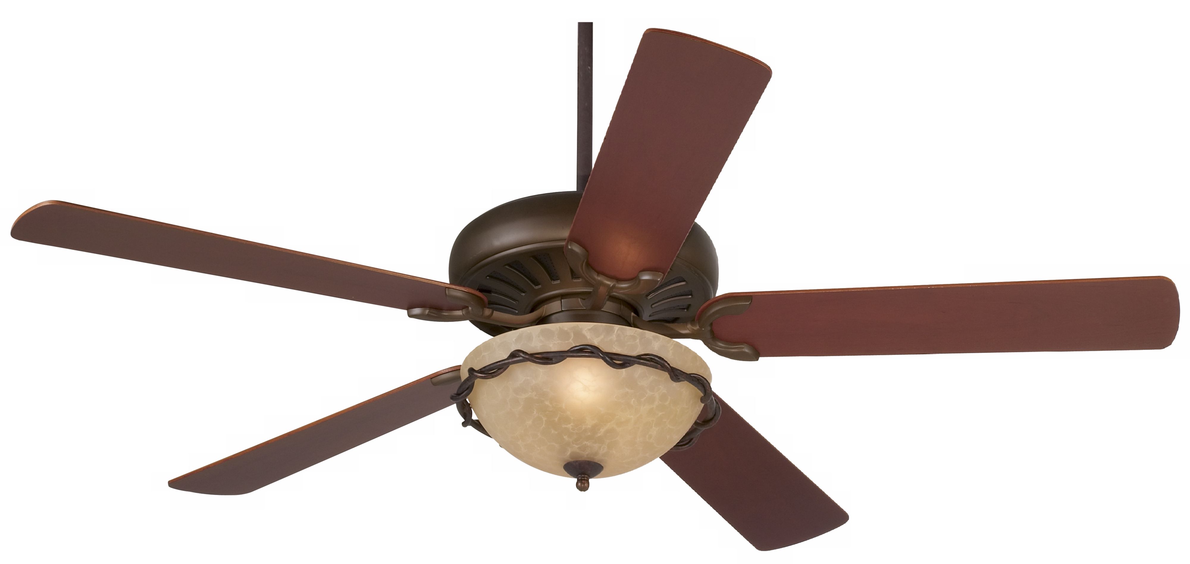 60" Casa Equinox Italian Bronze Light Kit Ceiling Fan