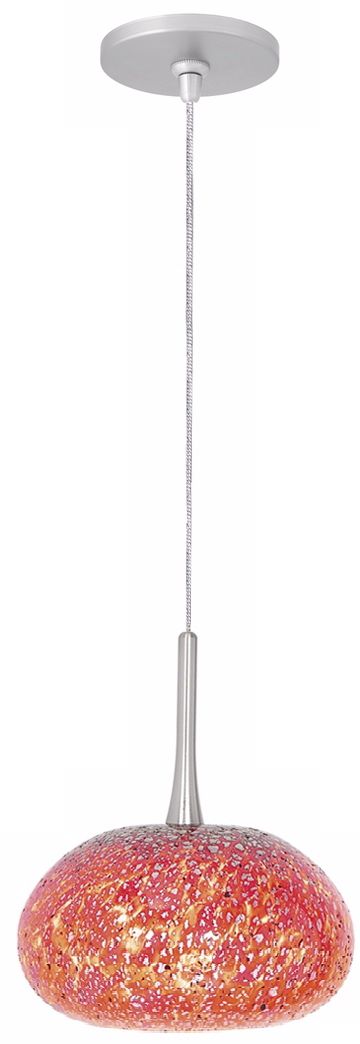 LBL Jelly Red Glass Monopoint Pendant