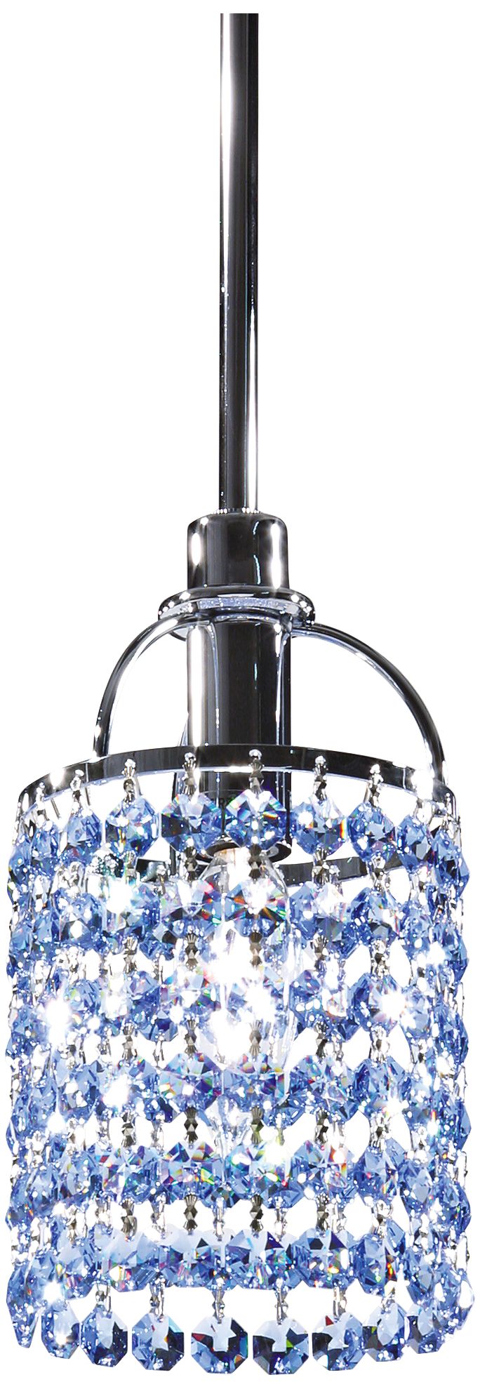 Echo Sapphire Crystal Mini Pendant Chandelier