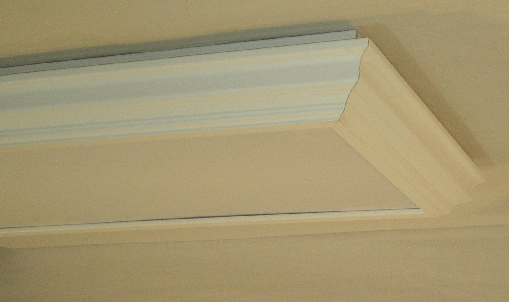 White Finish 19" High 51" Wide Fluorescent Flushmount