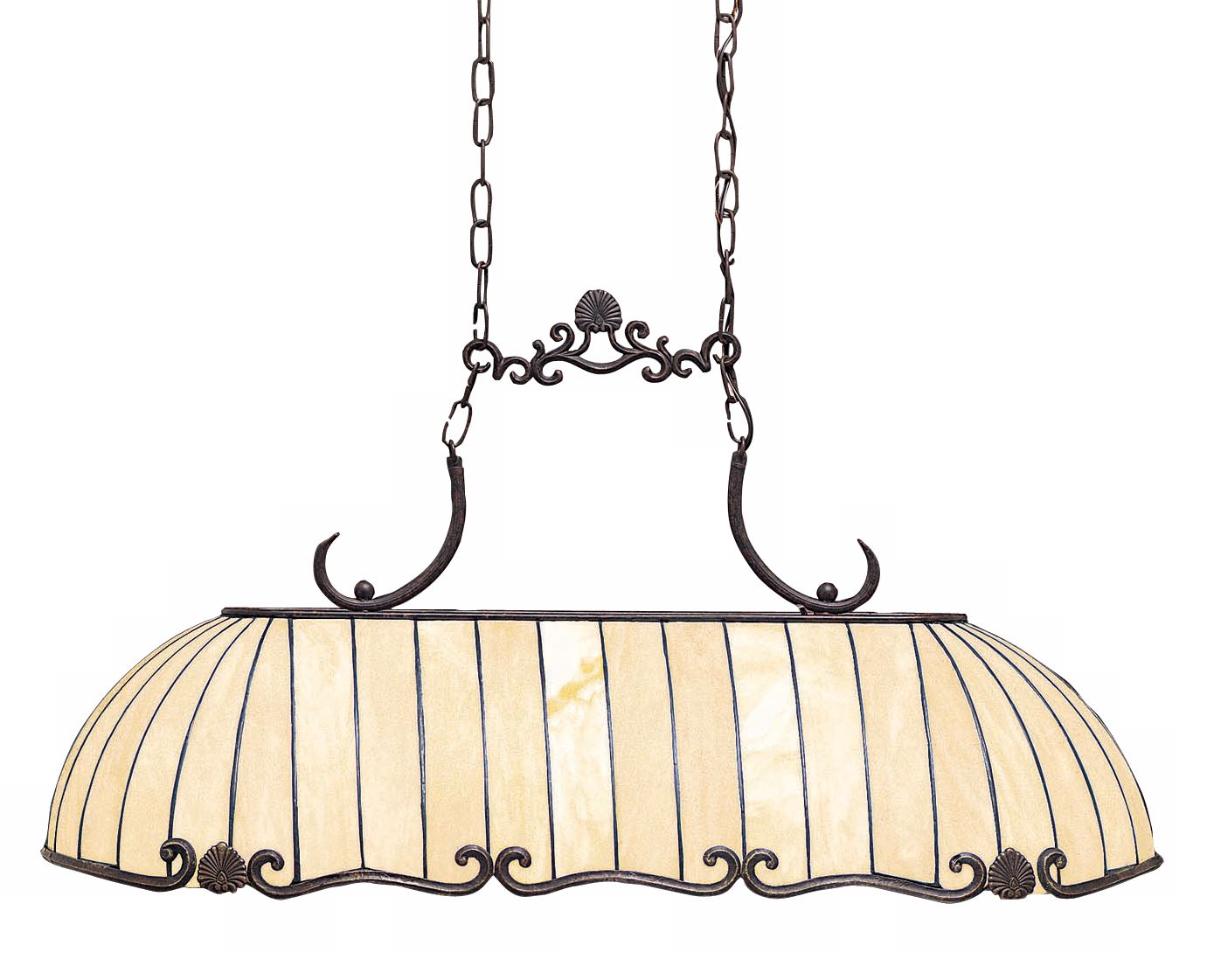 Odette Art Nouveau 17" Wide Tiffany Style Pendant Chandelier