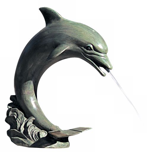 Medium Single Dolphin Fountain