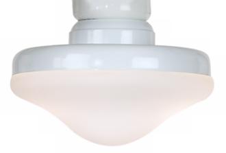 White Finish Remote Control Ceiling Fan Light Kit 40771