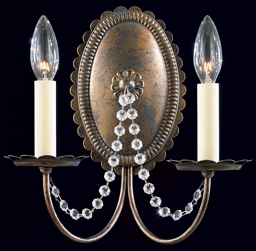 Schonbek Early American 11" High Wall Sconce (QS)
