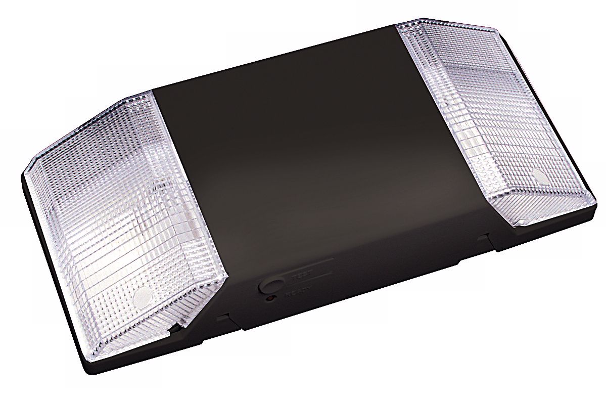 Self-Contained Black Emergency Light