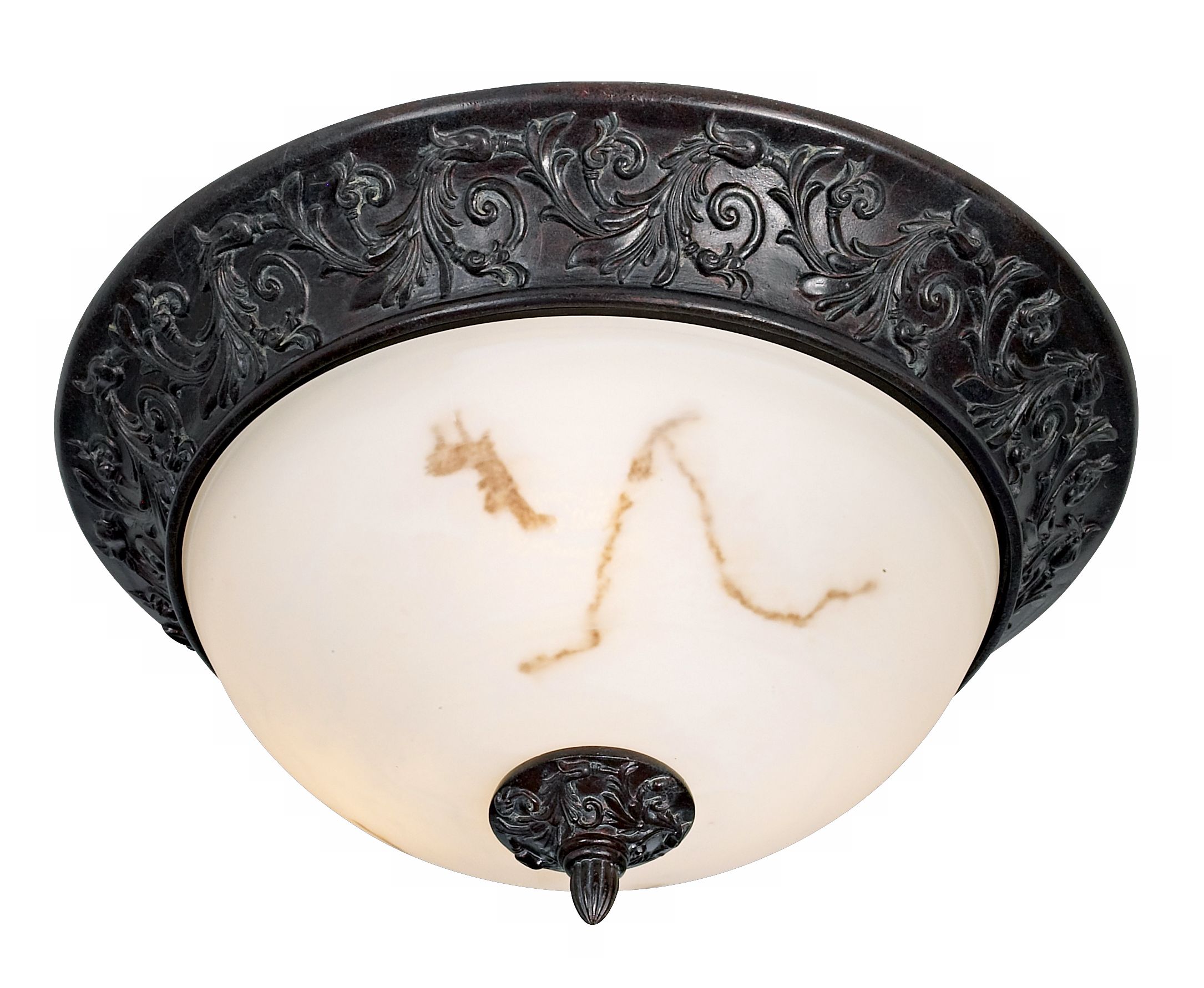 Decorative Scroll 16 3/4" Wide Ceiling Light Fixture