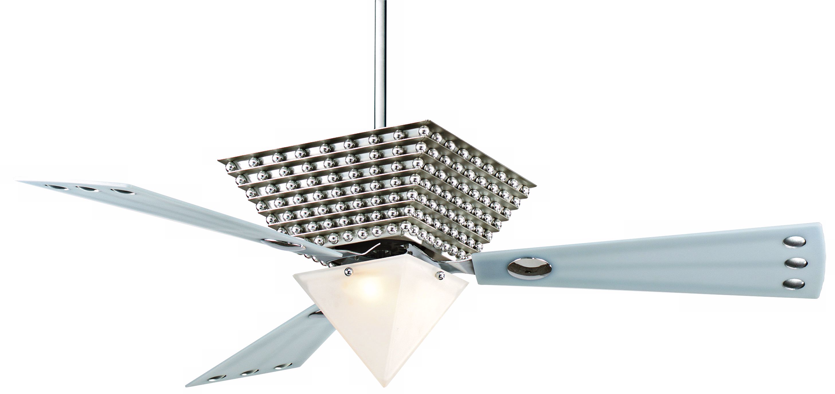 60" Fanimation Vetricco Satin Nickel Ceiling Fan