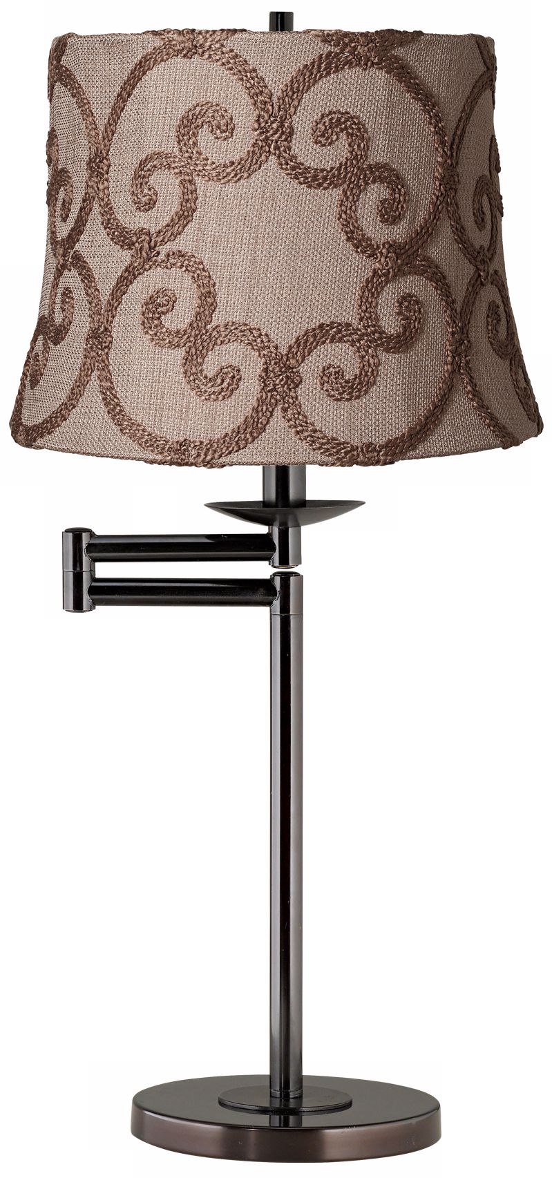 Leiden Taupe Bronze Swing Arm Desk Lamp Base