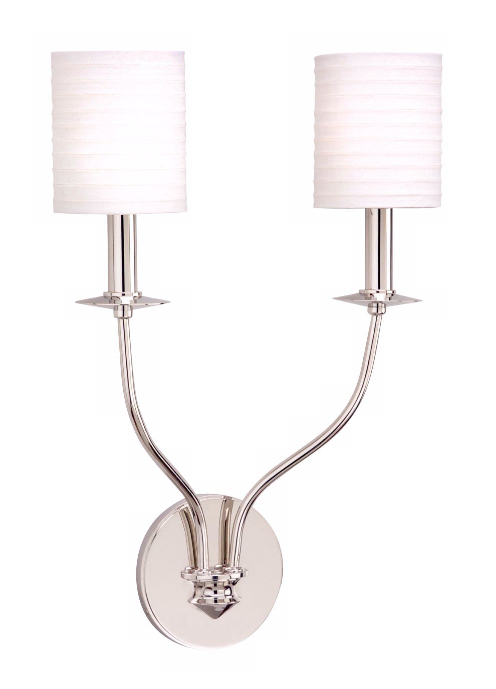 Sheffield Polished Nickel 12" Wide Wall Sconce