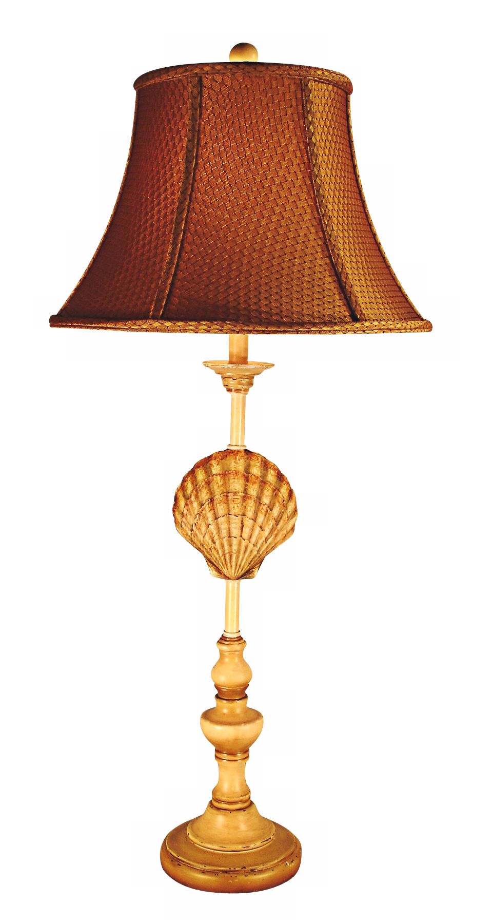 Scallop Shell Buffet Table Lamp