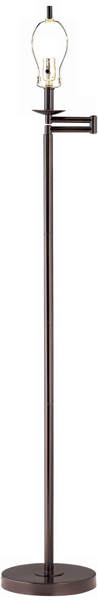Bronze Swing Arm Floor Lamp Base
