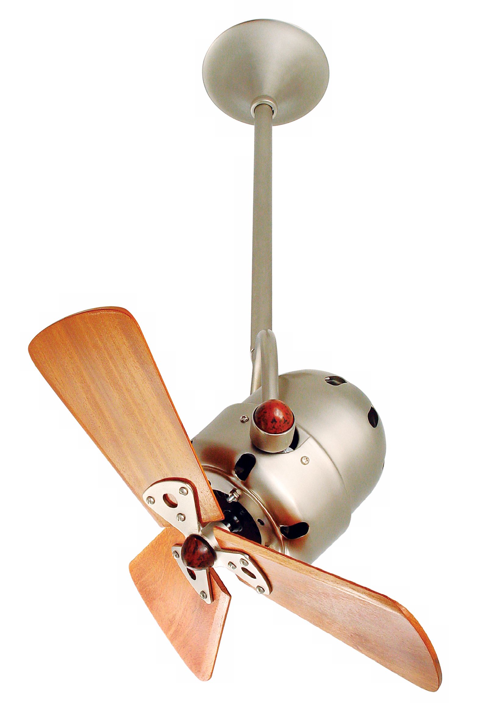 16" Matthews Bianca Directional Brushed Nickel Ceiling Fan