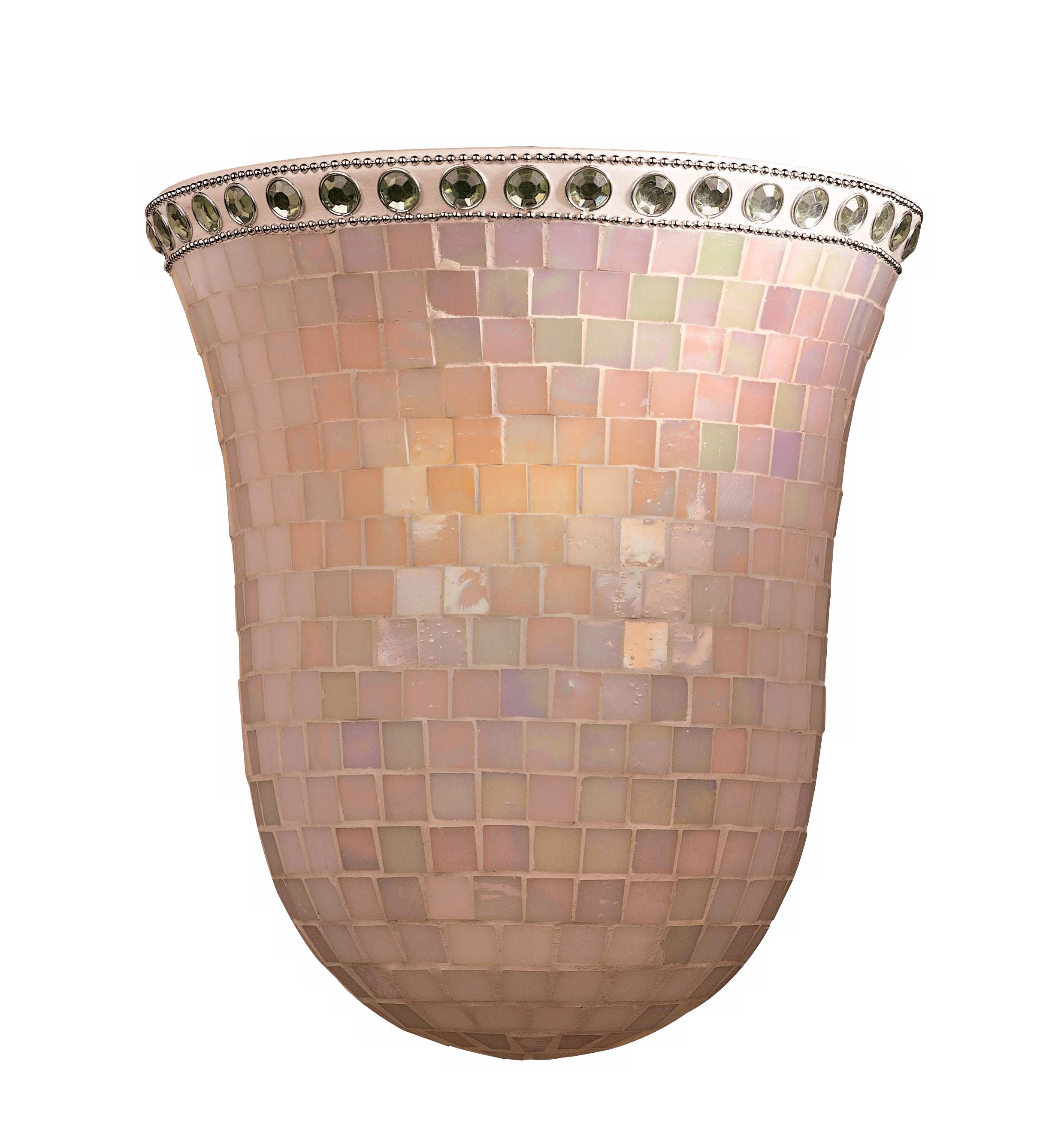 Piastrella Mosaic 8 1/2 Wide Pocket Wall Sconce