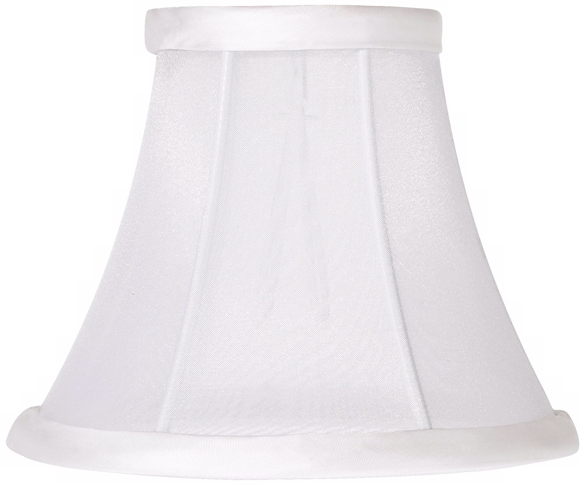 Sheer White Lamp Shade 3x6x5 (Clip-On)