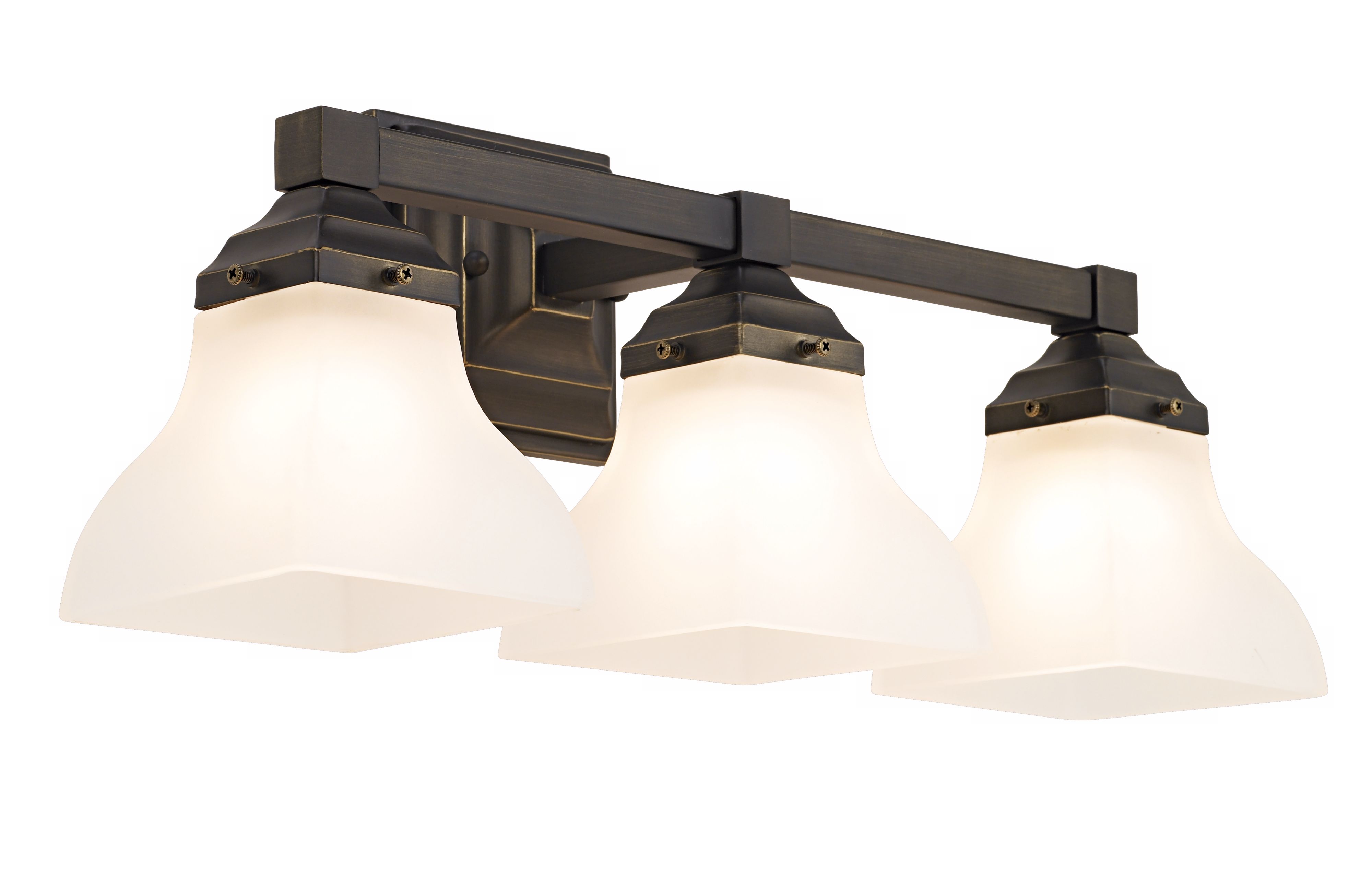 Albany Bronze 20" Wide Bathroom Light Fixture