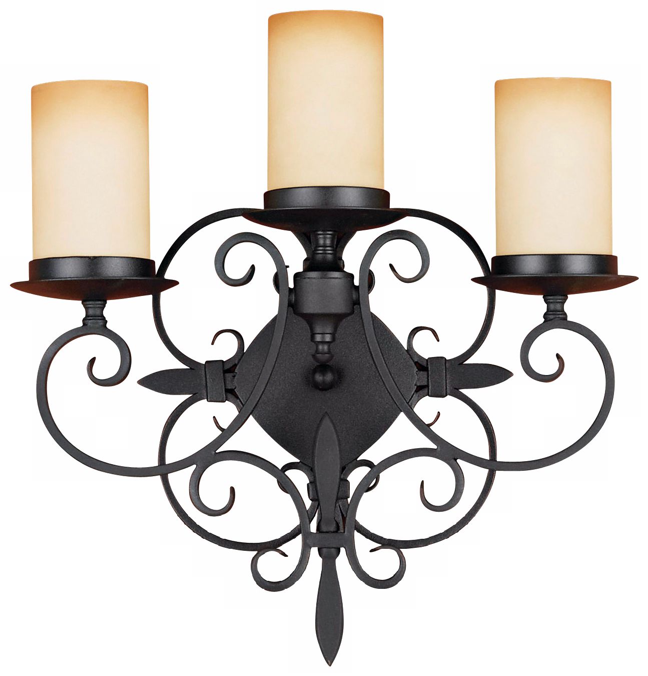Murray Feiss Colonial Manor 18" High Three Light Wall Sconce