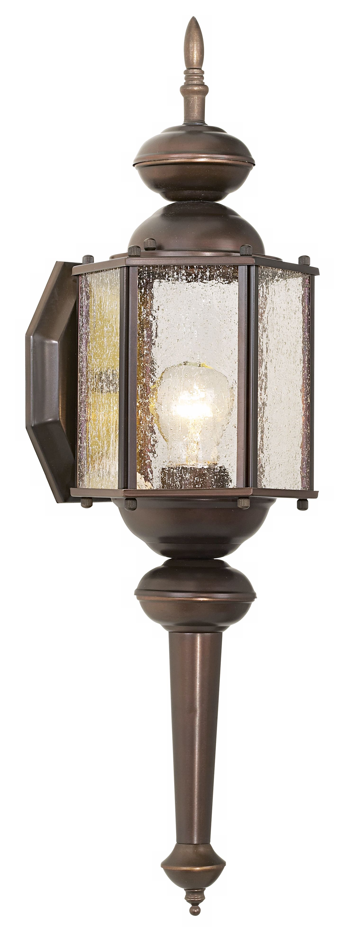 Roman Bronze Finish 20" High Outdoor Wall Light