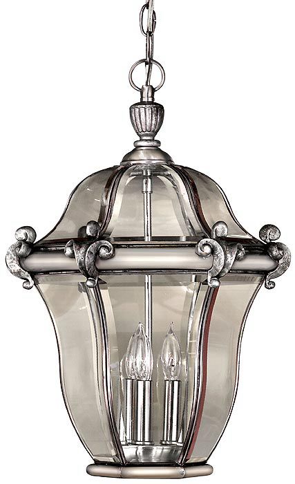 Pewter Olde Iron Collection 22" High Outdoor Hanging Lantern