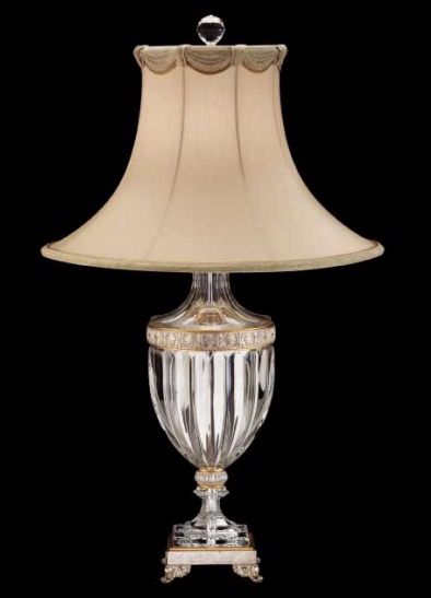Schonbek Dynasty Valance Shade 33 1/2" High Table Lamp