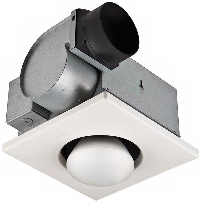 NuTone 70 CFM One-Bulb Heat-A-Vent Bathroom Exhaust Fan