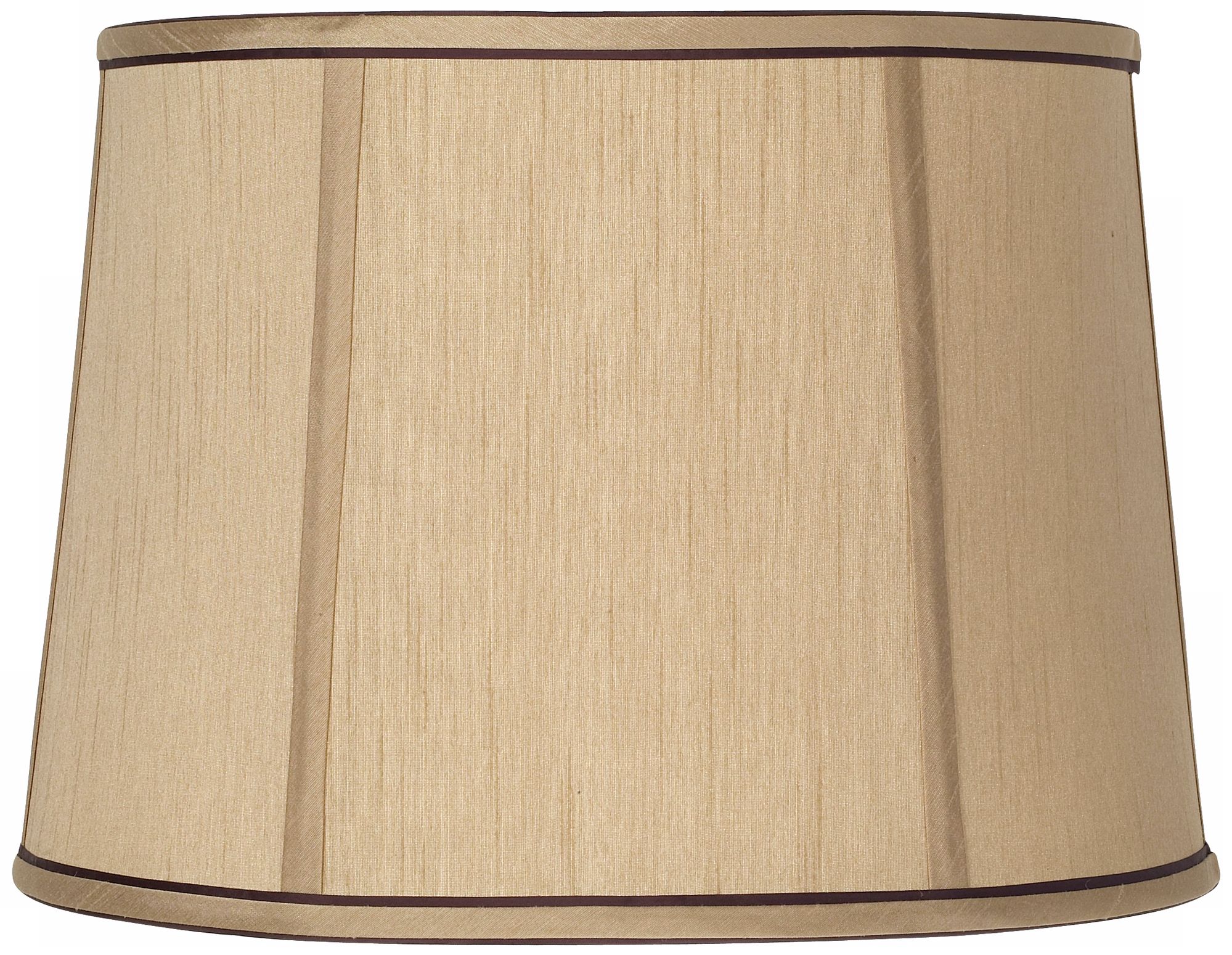 Springcrest™ Tan and Brown Drum Shade 12x14x10 (Spider)