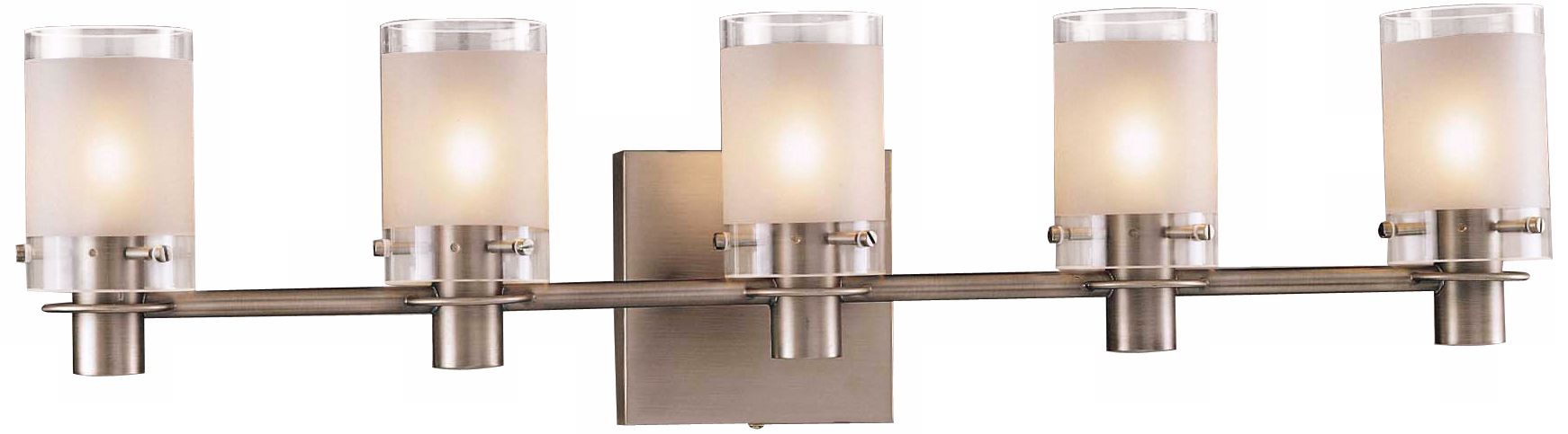 George Kovacs Bathroom Lighting on George Kovacs Antique Nickel 28  Wide Bathroom Light    43841