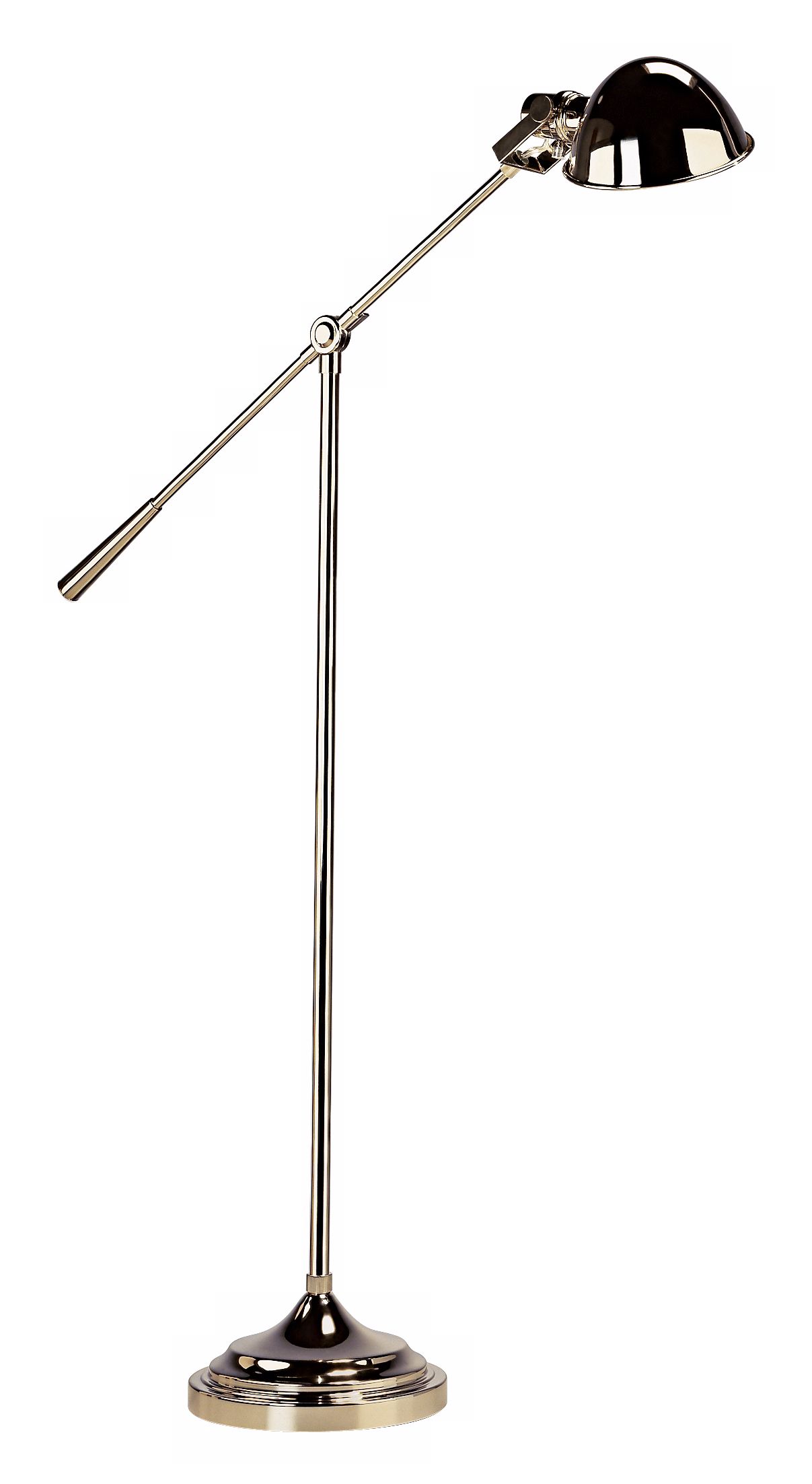 Robert Abbey  Alvin Polished Nickel Boom Floor Lamp