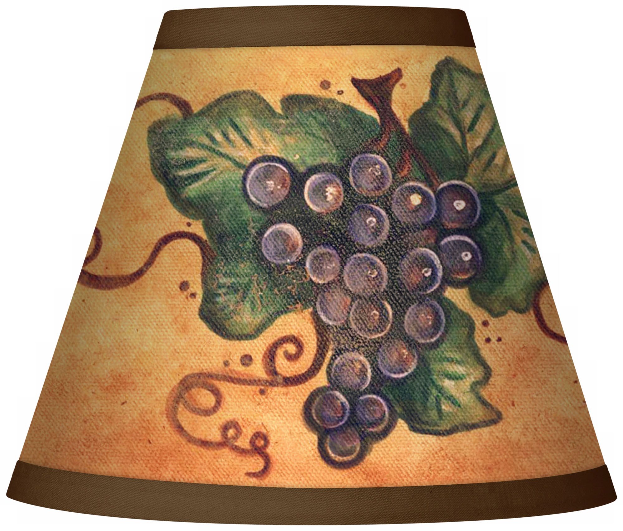 Sienna Grape Giclee Set of Four Shades 3x6x5 (Clip-On)