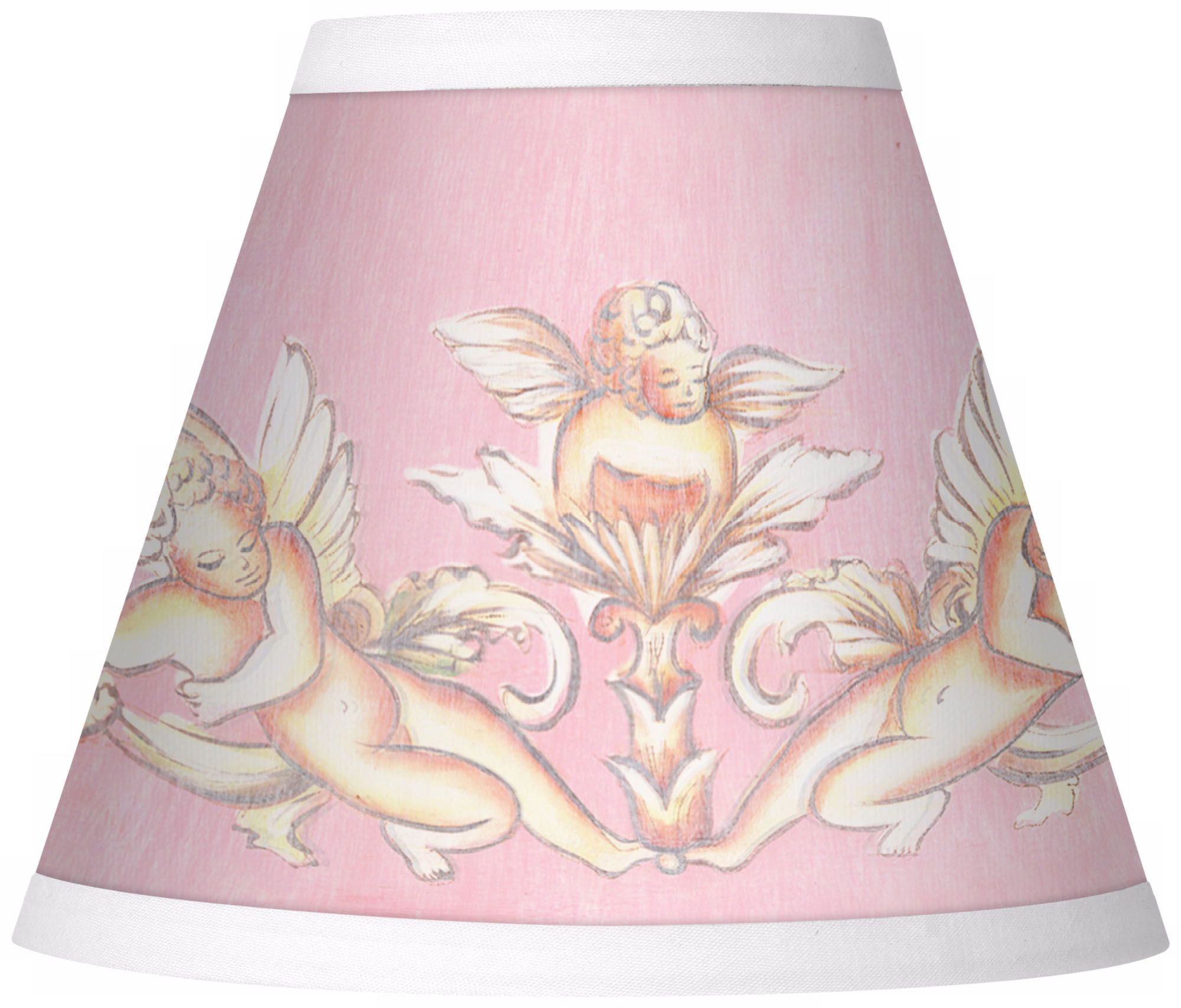 Cherub Pink Giclee Set of Four Shades 3x6x5 (Clip-On)