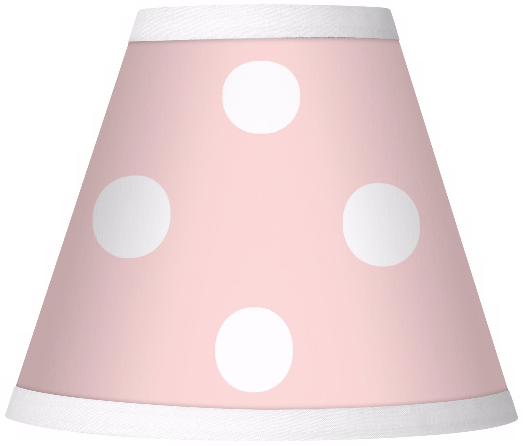 Polka Dot Pink Giclee Set of Four Shades 3x6x5 (Clip-On)