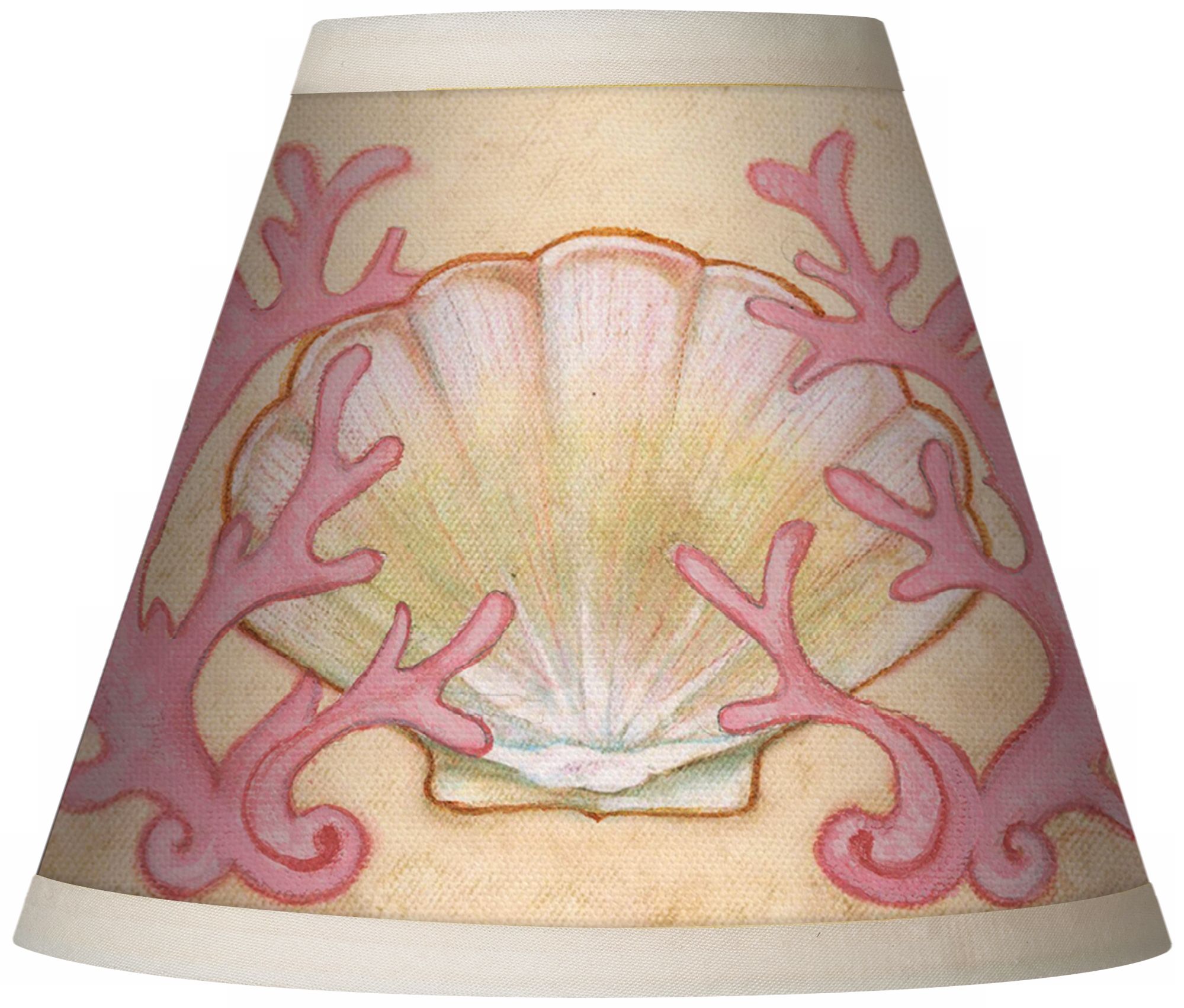 Sandy Pink Set of Four Shades 3x6x5 (Clip-On)