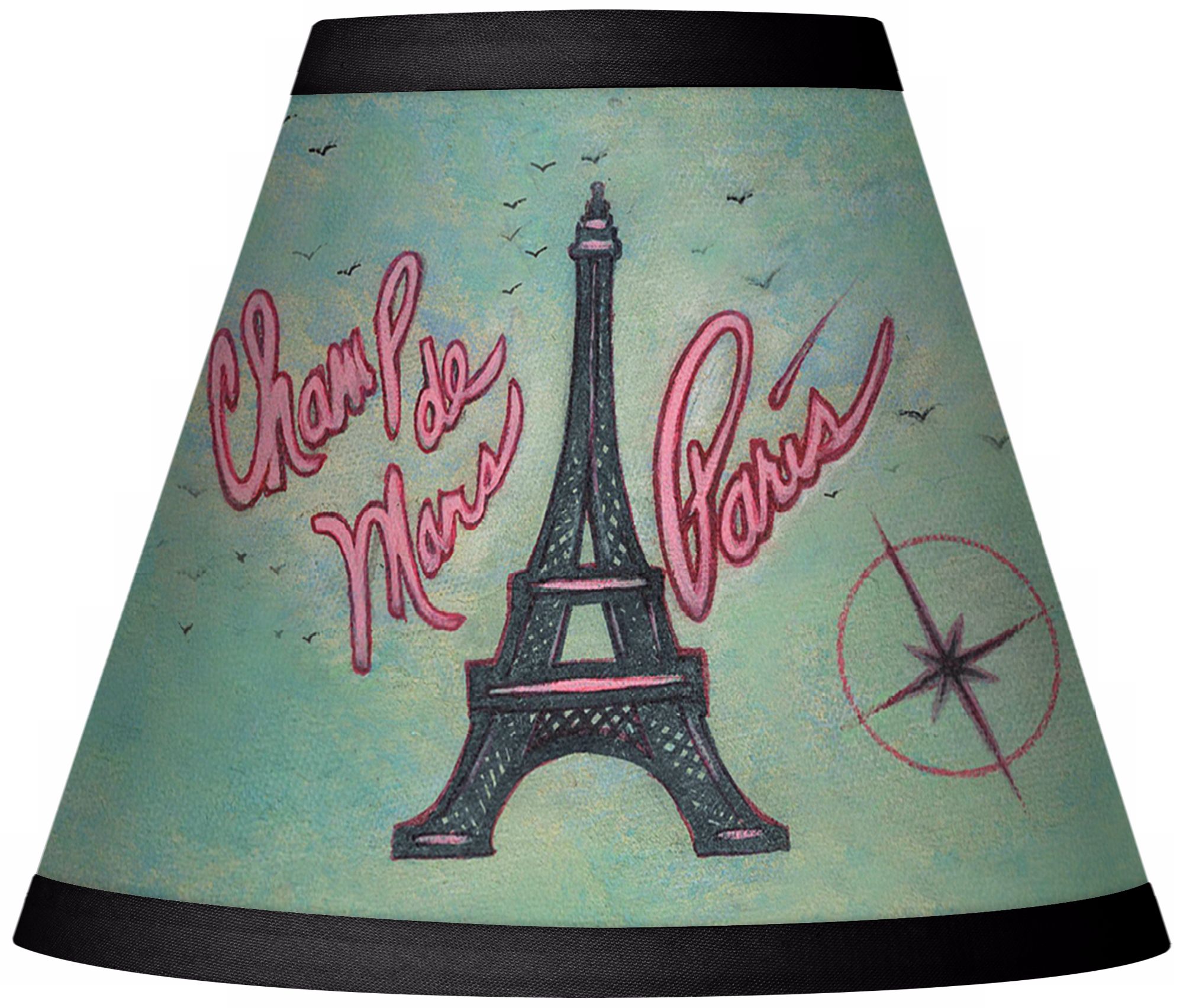 Paris Giclee Set of Four Shades 3x6x5 (Clip-On)