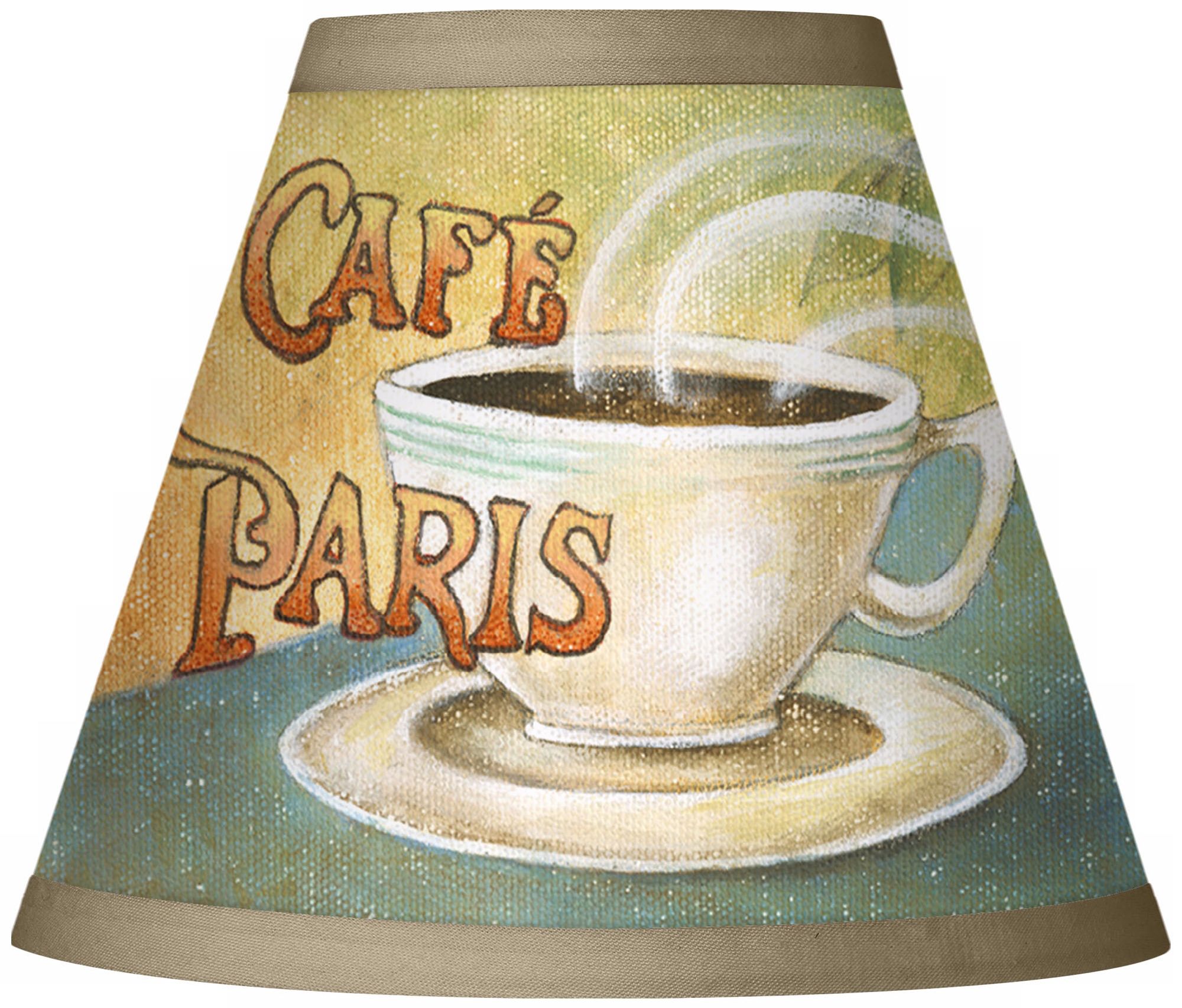 Cafe Paris Giclee Clip-On Set of Four Shades 3x6x5